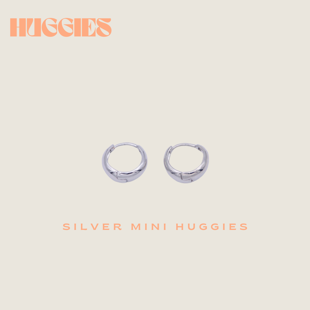Silver Mini Huggies