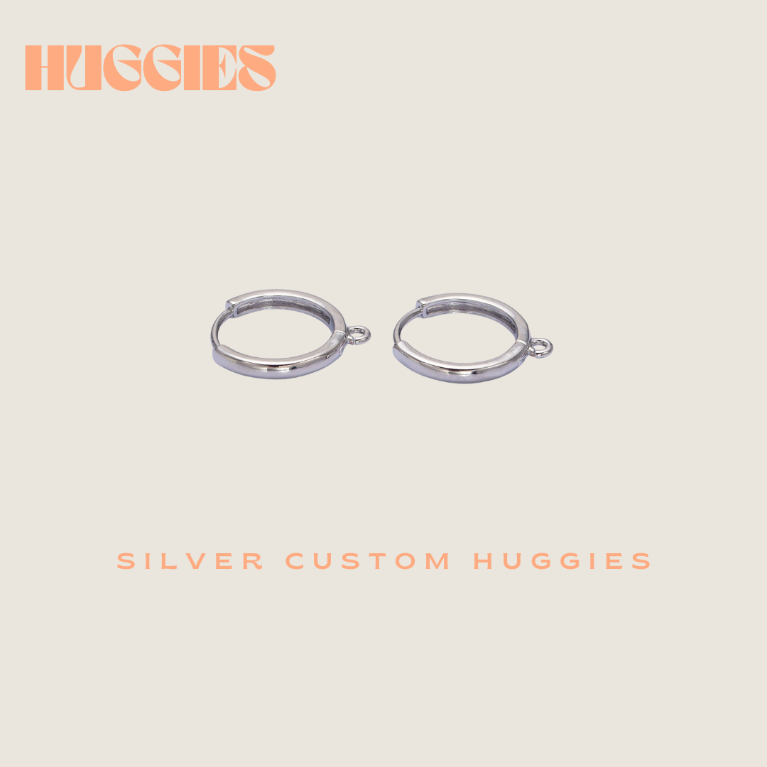 Custom Silver Huggies
