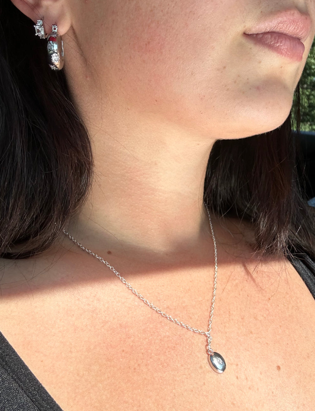 Starry Silver Earrings - 16K Sterling Silver