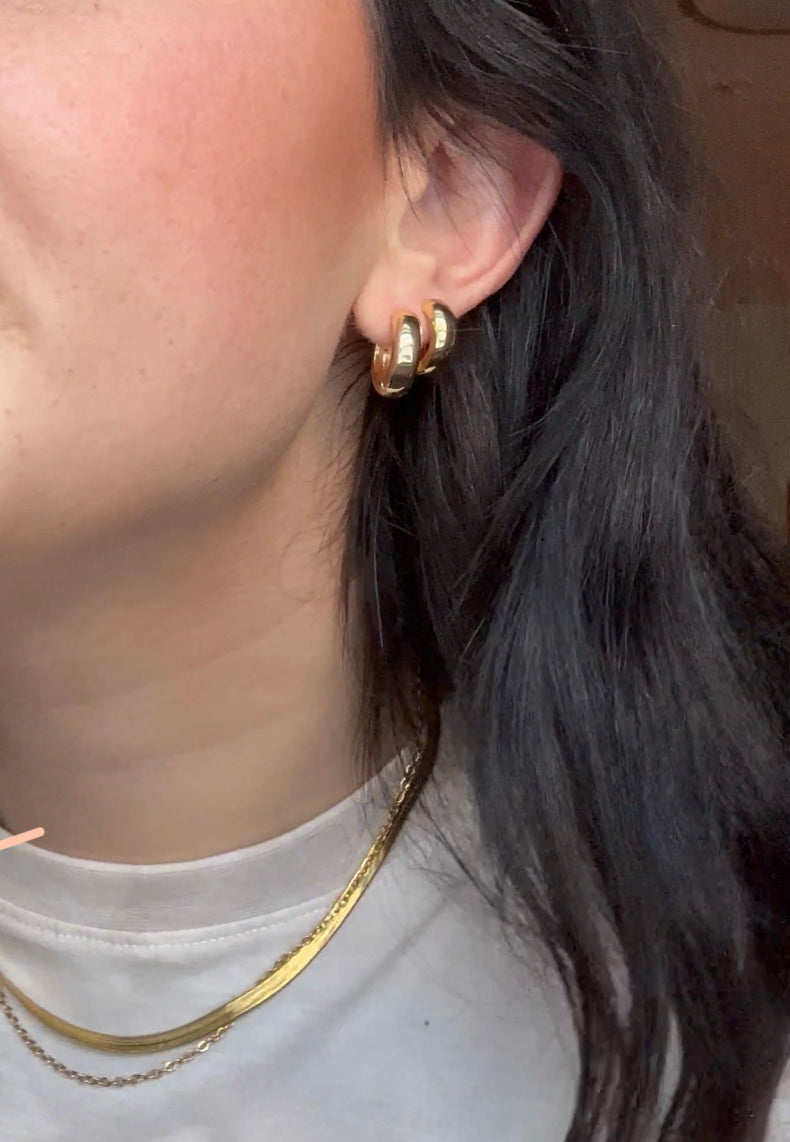 Mini Huggies - 24K Gold Huggies