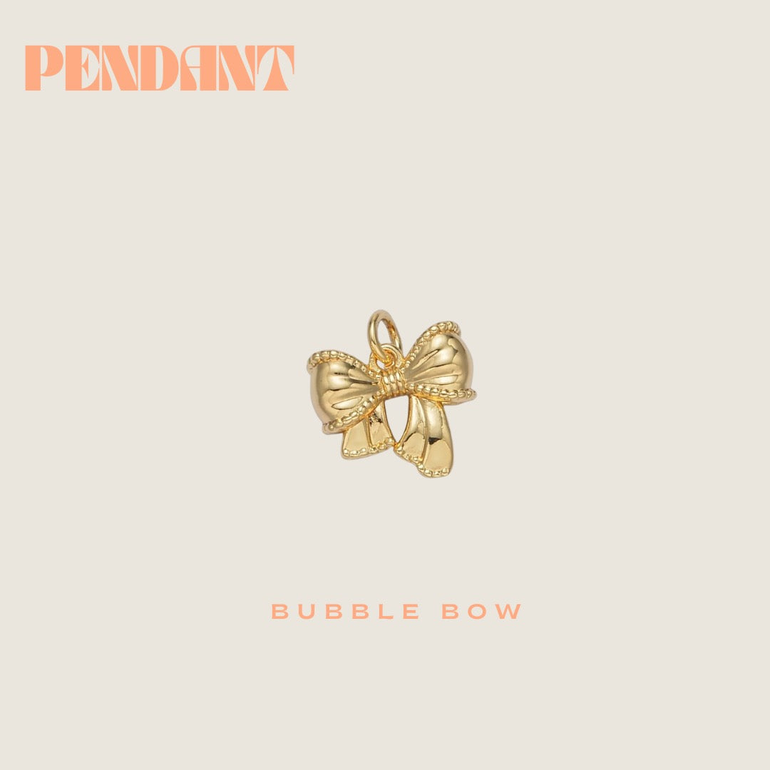 Bubble Bow charm - medium