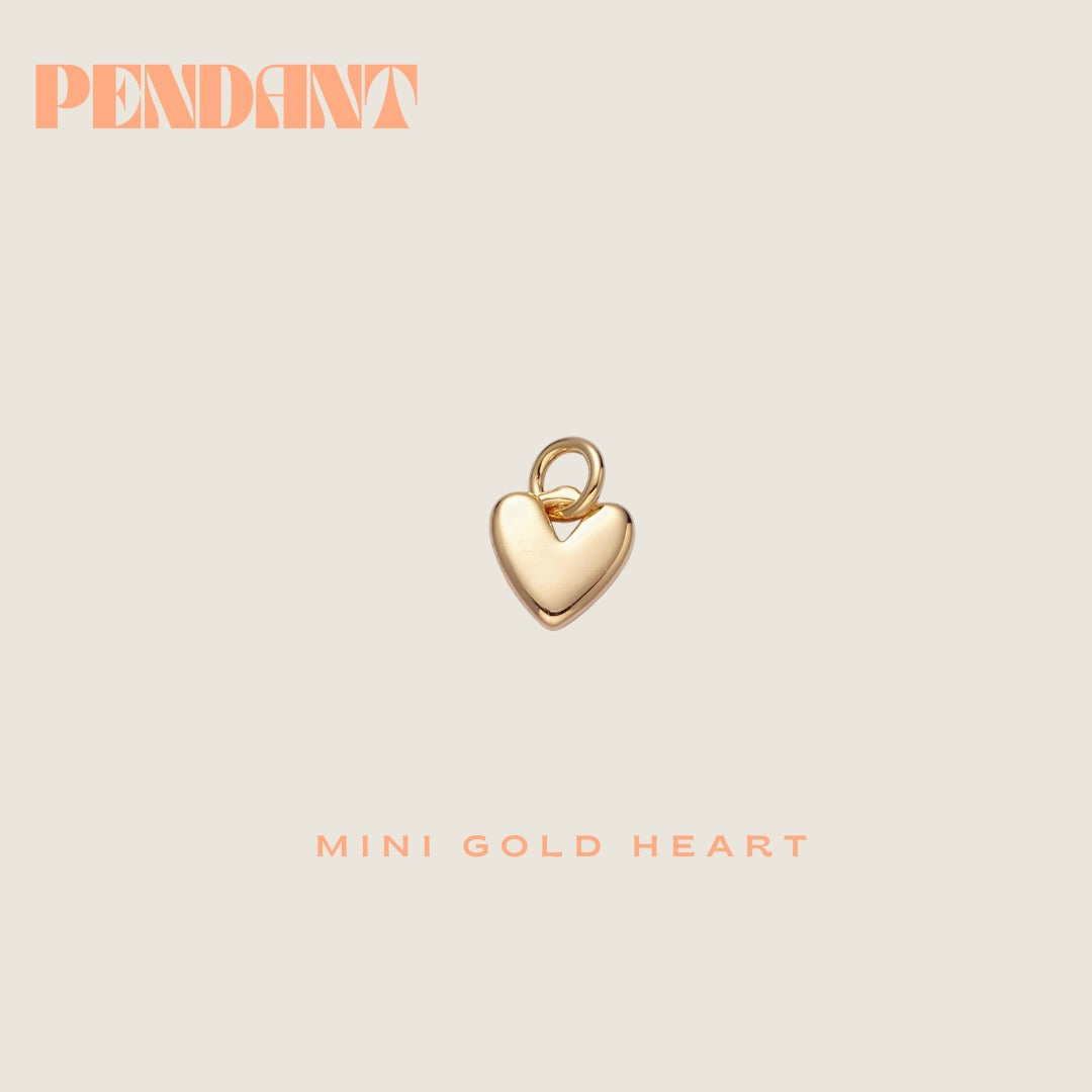 Mini Heart charm - small