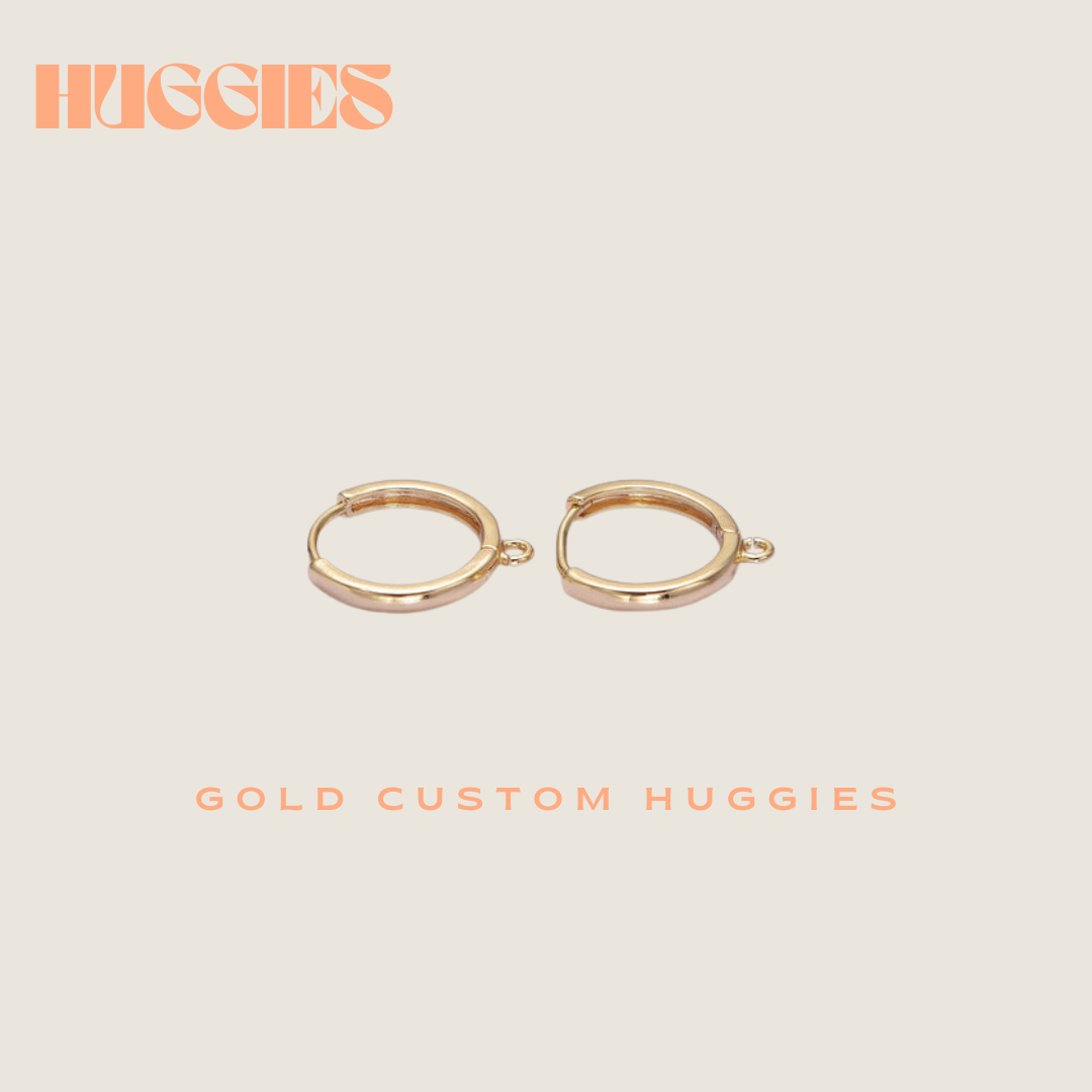 Custom Gold Huggies