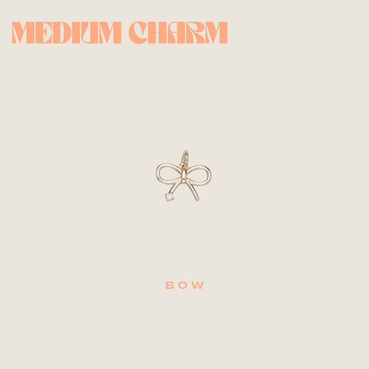 Bow charm - medium