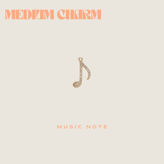 Music Note charm - medium