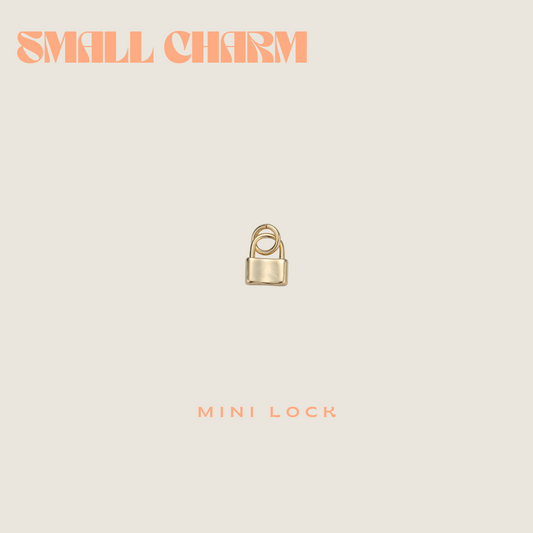 Mini Lock charm - small