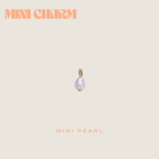 Mini Pearl charm - small